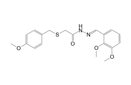 N'-[(E)-(2,3-dimethoxyphenyl)methylidene]-2-[(4-methoxybenzyl)sulfanyl]acetohydrazide