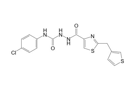 4-(p-chlorophenyl)-1-{[2-(3-thenyl)-4-thiazolyl]carbonyl}semicarbazide