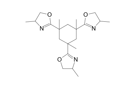 1,3,5-Trimethyl-1,3,5-tris[4'-methyl-1',3'-oxazolin-2'-yl]-cyclohexane