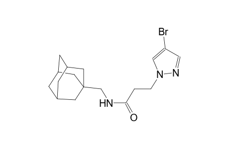 N-(1-adamantylmethyl)-3-(4-bromo-1H-pyrazol-1-yl)propanamide