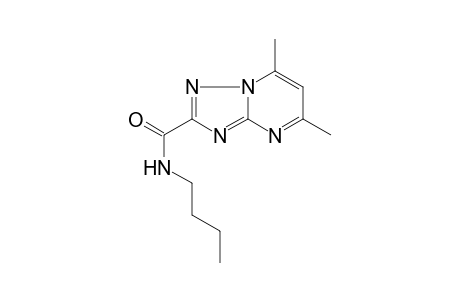 [1,2,4]-Triazolo[1,5-a]pyrimidine-2-carboxamide, 5,7-dimethyl-N-butyl-