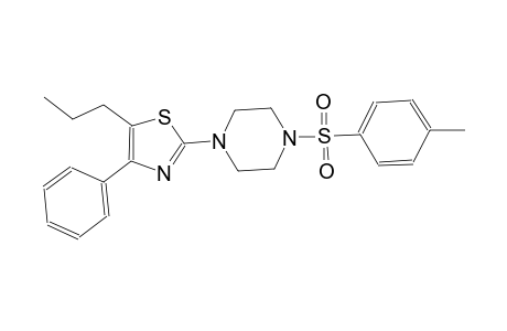 1-[(4-methylphenyl)sulfonyl]-4-(4-phenyl-5-propyl-1,3-thiazol-2-yl)piperazine