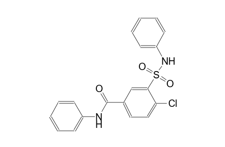 3-(Anilinosulfonyl)-4-chloro-N-phenylbenzamide