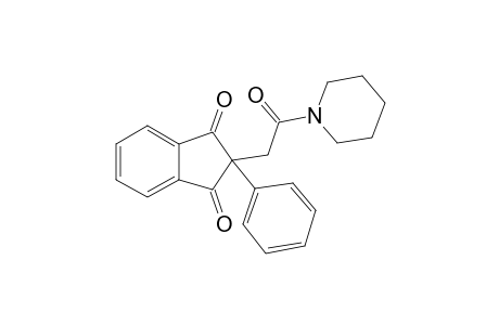 Indane-1,3-dione, 2-[2-oxo-2-(1-piperidyl)ethyl]-2-phenyl-