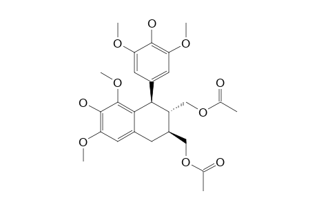 GAULTHERIN-B;(+)-LYONIRESINOL-9,9'-DIACETATE