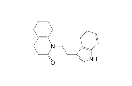 2(1H)-Quinolinone, 3,4,5,6,7,8-hexahydro-1-[2-(1H-indol-3-yl)ethyl]-
