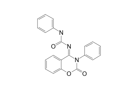 4-[N-(N-PHENYL-CARBAMOYL)-IMINO]-3-PHENYL-2H-1,3-BENZOXAZIN-2-ONE