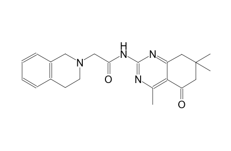 2-isoquinolineacetamide, 1,2,3,4-tetrahydro-N-(5,6,7,8-tetrahydro-4,7,7-trimethyl-5-oxo-2-quinazolinyl)-