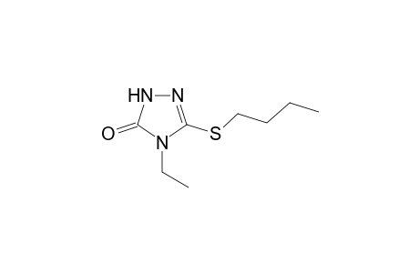 4-Ethyl-3-butylthio-.delta.(2)-1,2,4-triazolin-5-one