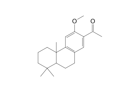 1-(3-methoxy-4b,8,8-trimethyl-5,6,7,8a,9,10-hexahydrophenanthren-2-yl)ethanone
