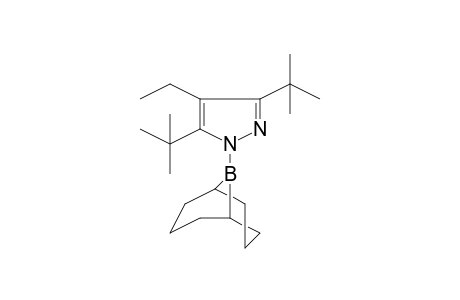 1-(9-Borabicyclo[3.3.1]non-9-yl)-3,5-ditert-butyl-4-ethyl-1H-pyrazole