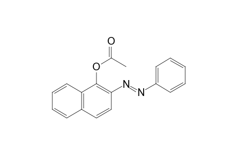 2-(phenylazo)-1-naphthol, acetate