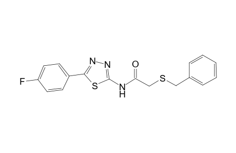 2-(Benzylsulfanyl)-N-[5-(4-fluorophenyl)-1,3,4-thiadiazol-2-yl]acetamide