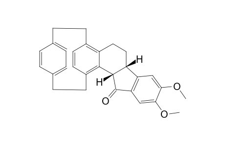 (R)-(+)-2,3-Dimethoxytetrahydrofluoreno[1,2-b][2.2]paracyclophane-5-one [lelicenophane]