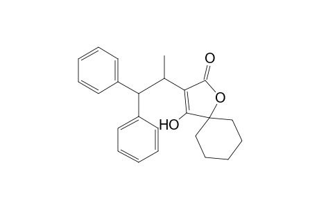 4-Hydroxy-3-[1'-methyl-2',2'-diphenylethyl]-1-oxaspiro[4.5]dec-3-en-2-one