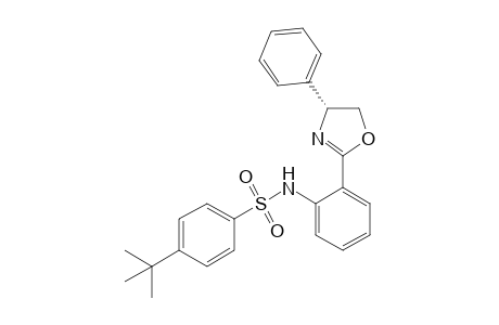 (4R)-2-{2-(4-tert-Butylbenzenesulfonyl)amino}phenyl-4-phenyl-1,3-oxazoline