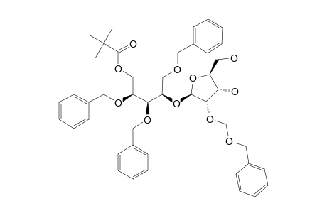 1,3,4-TRI-O-BENZYL-2-O-[2-O-(BENZYLOXYMETHYL)-BETA-D-RIBOFURANOSYL]-5-O-PIVALOYL-D-RIBITOL