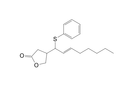 4-[(E)-1-(phenylthio)oct-2-enyl]-2-oxolanone