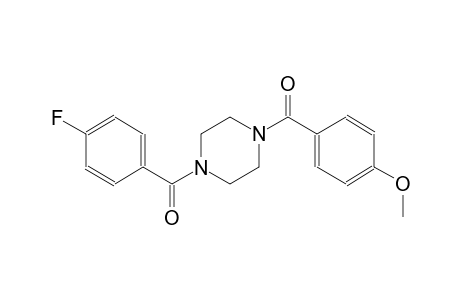 1-(4-fluorobenzoyl)-4-(4-methoxybenzoyl)piperazine