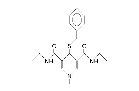1-Methyl-3,5-bis(ethylamino-carbonyl)-4-benzylthio-1,4-dihydro-pyridine