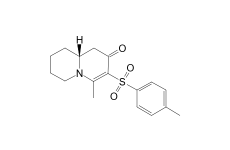 (+-)-4-Methyl-3-(p-toluenesulfonyl)-3,4-dehydroquinolizidin-2-one