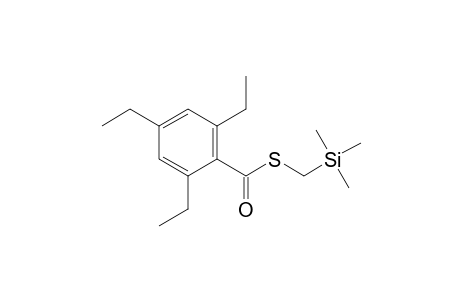 Benzenecarbothioic acid, 2,4,6-triethyl-, S-[(trimethylsilyl)methyl]ester