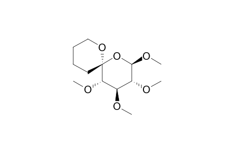 (5R)-6-Deoxy-5,3'-epoxy-2,3,4-tri-O-methyl-6-propyl-.beta.,D-glucopyranoside