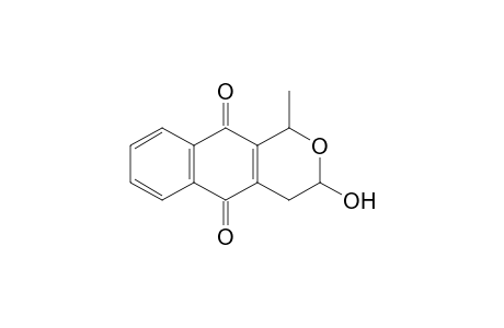 1-Methyl-3-oxidanyl-3,4-dihydro-1H-benzo[g]isochromene-5,10-dione