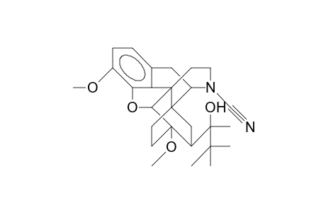 N-Cyano-7b-[1-(R)-hydroxy-1,2,2-trimethyl-propyl]-6,14-endo-ethano-tetrahydro-thebaine