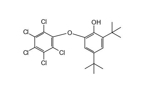 2,4-DI-tert-BUTYL-6-(2,3,4,5,6-PENTACHLOROPHENOXY)PHENOL