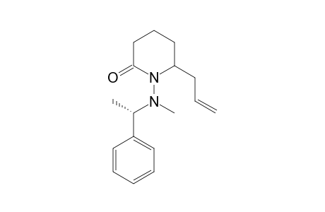 N-[N-Methyl-N-[1(S)-phenylethyl]amino]-6-allyl-2-piperidinone
