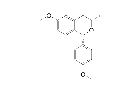 (1R,3S)-6-METHOXY-1-(4-METHOXYPHENYL)-3-METHYL-ISOCHROMAN