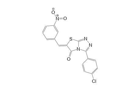 (6Z)-3-(4-chlorophenyl)-6-(3-nitrobenzylidene)[1,3]thiazolo[2,3-c][1,2,4]triazol-5(6H)-one