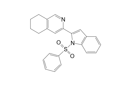 1-Phenylsulfonyl-2-(5,6,7,8-tetrahydroisoquinolin-3-yl)-1H-indole
