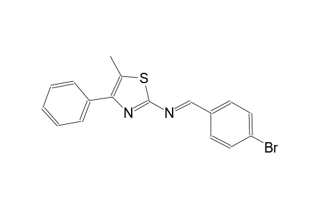 2-thiazolamine, N-[(E)-(4-bromophenyl)methylidene]-5-methyl-4-phenyl-