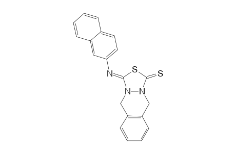 3-(Naphth-2'-yl)imino-1-thioxo-5,10-dihydro[1,3,4]thiadiazolo[3,4-b]phthalazine