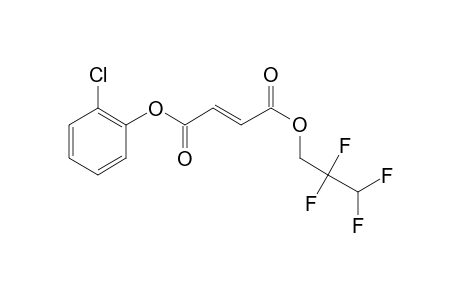 Fumaric acid, 2-chlorophenyl 2,2,3,3-tetrafluoropropyl ester