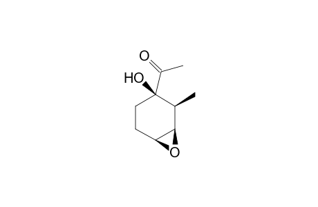 (1R*,2R*,3S*/R*,4R*/S*)-1-Acetyl-2-methyl-3,4-oxacyclohexan-1-ol