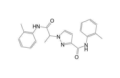 1H-pyrazole-1-acetamide, alpha-methyl-N-(2-methylphenyl)-3-[[(2-methylphenyl)amino]carbonyl]-