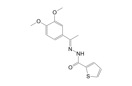 N'-[(E)-1-(3,4-dimethoxyphenyl)ethylidene]-2-thiophenecarbohydrazide