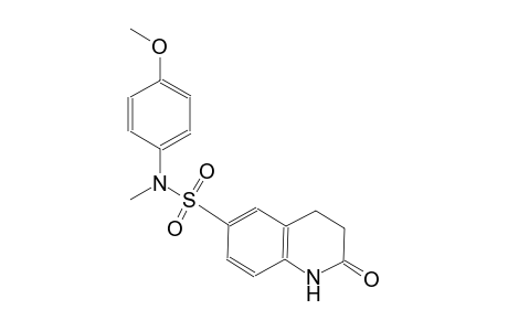 N-(4-methoxyphenyl)-N-methyl-2-oxo-1,2,3,4-tetrahydro-6-quinolinesulfonamide