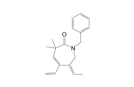 (4Z,6Z)-1-benzyl-6-ethylidene-6,7-dihydro-3,3-dimethyl-5-vinyl-1H-azepin-2(3H)-one
