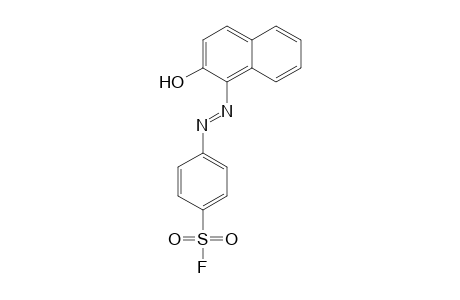 Benzenesulfonyl fluoride, 4-[2-(2-hydroxy-1-naphthalenyl)diazenyl]-