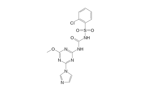 Benzenesulfonamide, 2-chloro-N-[[[4-(1H-imidazol-1-yl)-6-methoxy-1,3,5-triazin-2-yl]amino]carbonyl]-