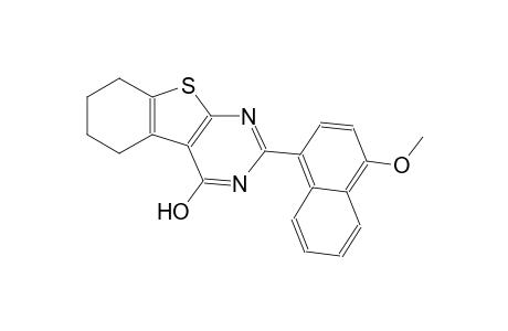 benzo[4,5]thieno[2,3-d]pyrimidin-4-ol, 5,6,7,8-tetrahydro-2-(4-methoxy-1-naphthalenyl)-