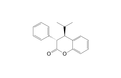 trans-3-Phenyl-4-isopropyl-3,4-dihydro-coumarin