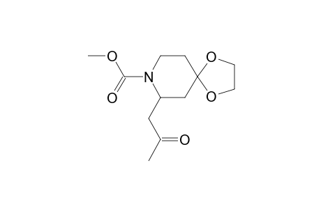 METHYL-7-ACETONYL-1,4-DIOXA-8-AZASPIRO-[4.5]-DECANE-8-CARBOXYLATE