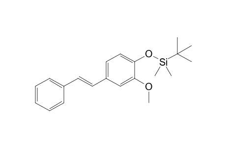 tert-Butyl-[2-methoxy-4-[(E)-2-phenylethenyl]phenoxy]-dimethyl-silane