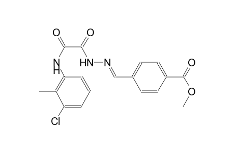 methyl 4-((E)-{[(3-chloro-2-methylanilino)(oxo)acetyl]hydrazono}methyl)benzoate