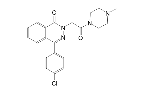 4-(4-chlorophenyl)-2-[2-(4-methyl-1-piperazinyl)-2-oxoethyl]-1(2H)-phthalazinone